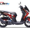 Decal Stiker Yamaha LEXI 125 BLACK X THUNDER RED